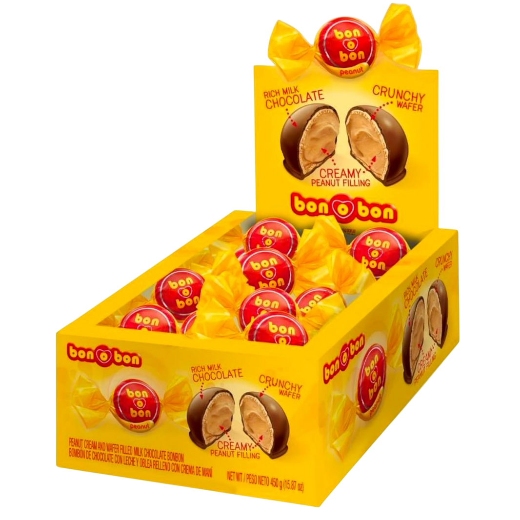 Arcor Bon O Bon with Peanut Cream Filling and Wafer, 150g