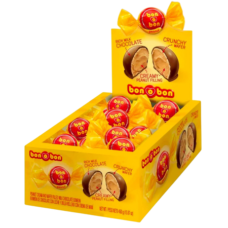 Arcor Bon O Bon with Peanut Cream Filling and Wafer, 150g