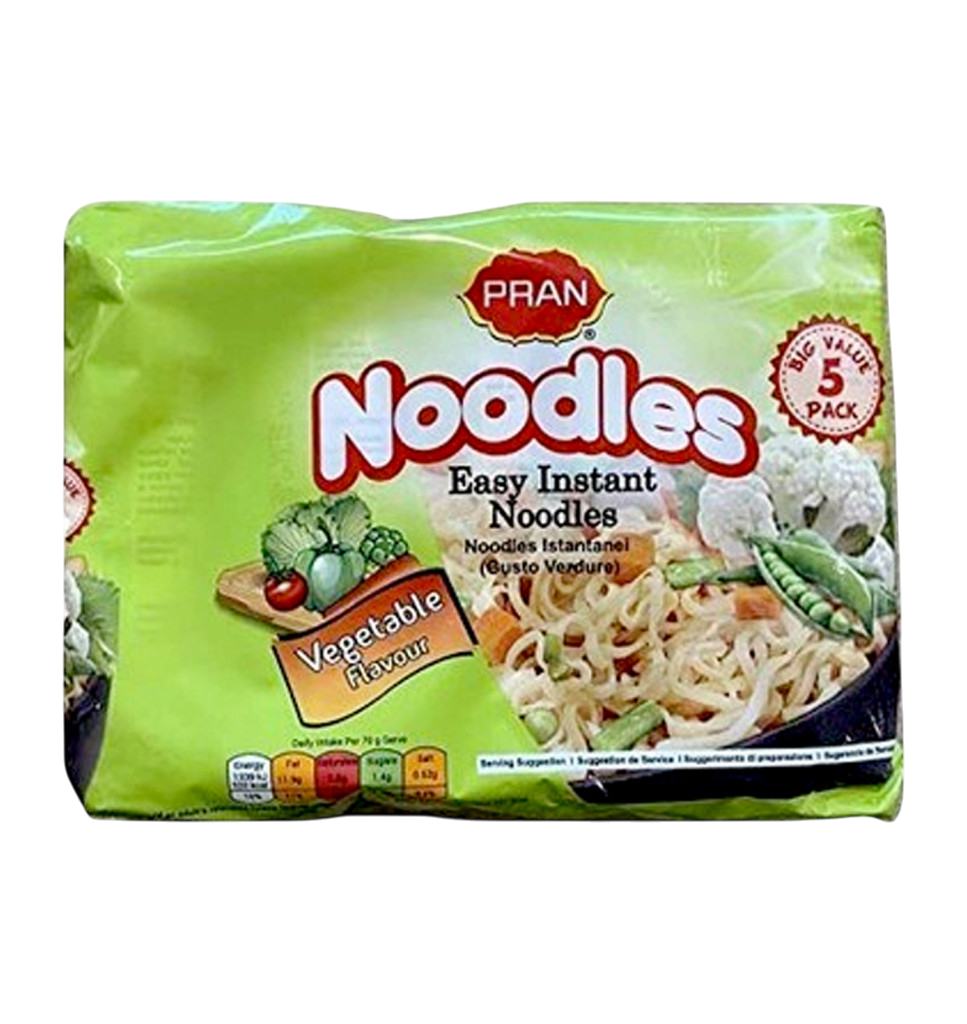 Pran Vegetable Flavor Instant Noodles, 10x70g