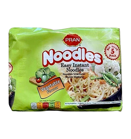 Pran Vegetable Flavor Instant Noodles, 10x70g
