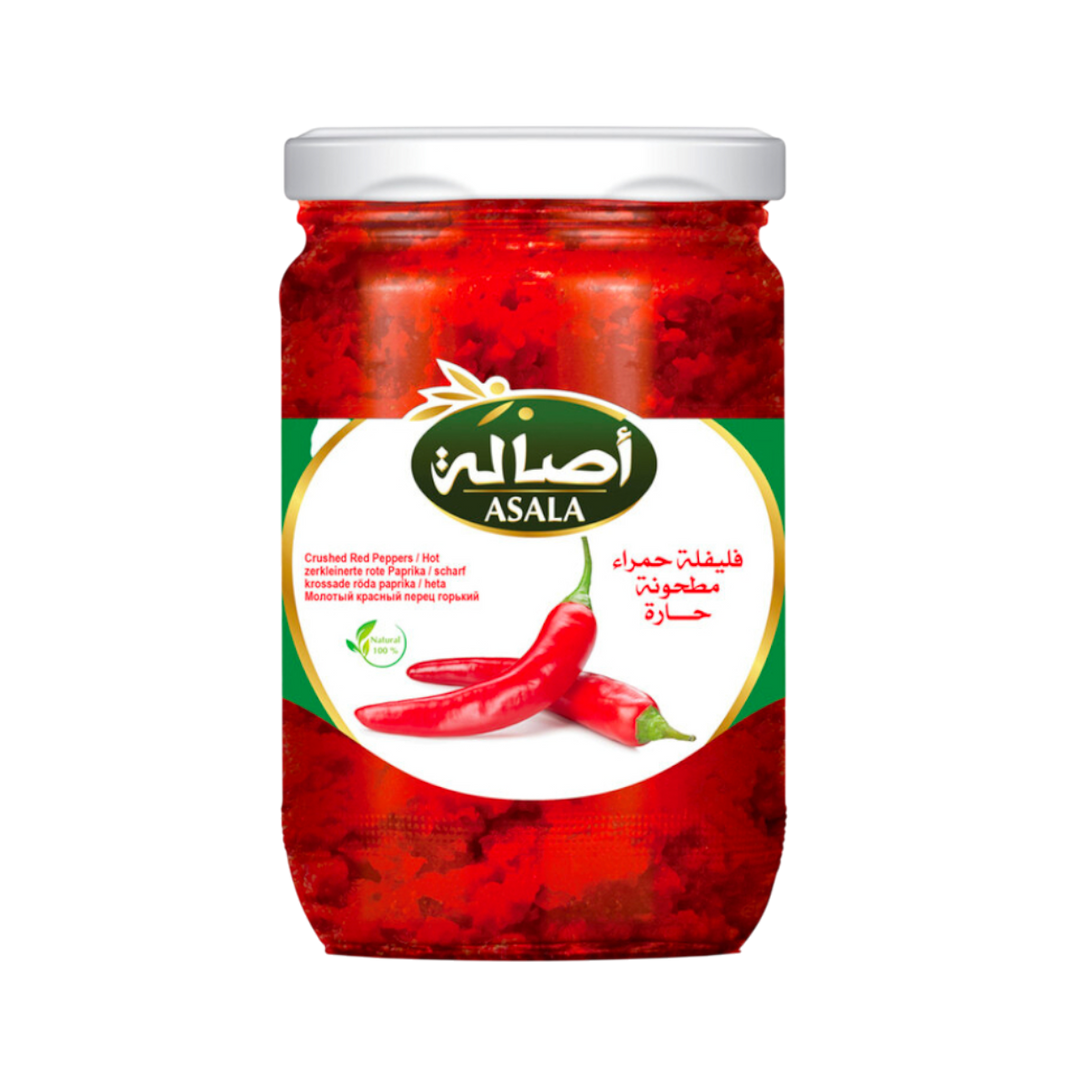 Asala Crushed Red Peppers Hot, 600g