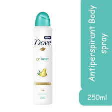 DOVE GO FRESH BODY SPRAY 250ml PEARS