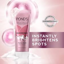 PONDS NIASORCINOL FACIAL FOAM 100G