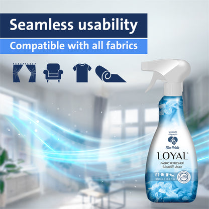 Loyal Blue Petals Fabric Refresher, 350ml