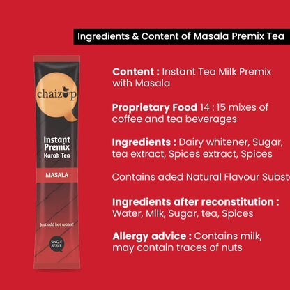 CHAIZUP 3in1 KARAK TEA 10x20gm