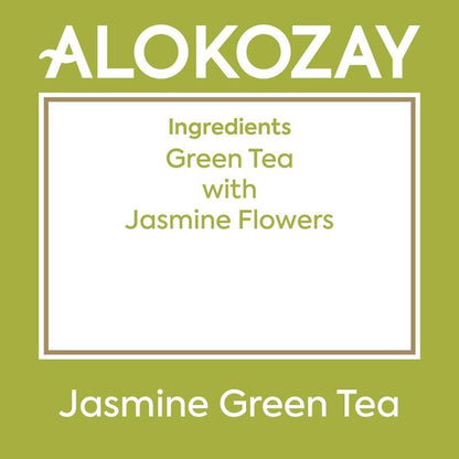 Alokozay Green Jasmine Pyramid Tea Bag, 20 Pieces, 50g