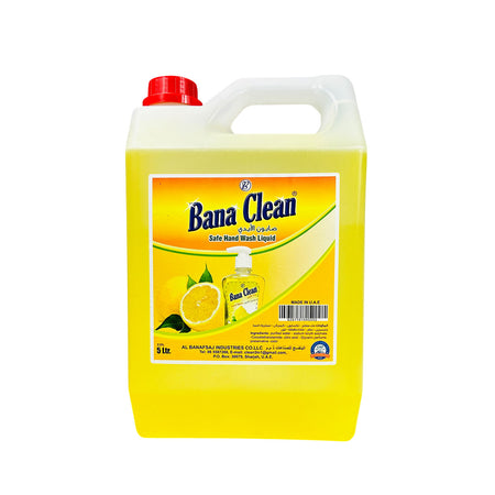 Bana Clean Safe Hand Wash Liquid, 5L