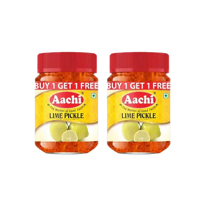 Aachi Lime Pickle Medium, 200g (Buy 1 Get 1 Free)