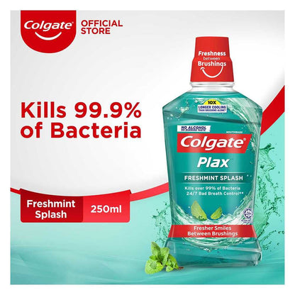 Colgate Plax Fresh Mint Green Mouthwash, 250ml