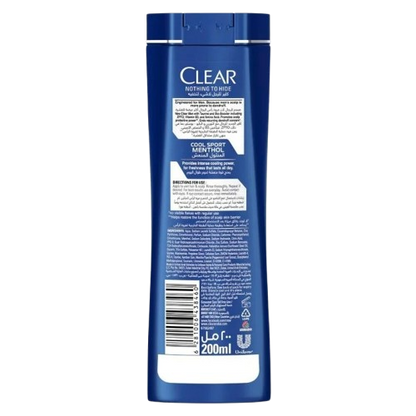 CLEAR MEN MENTHOL SHAMPOO 200ml