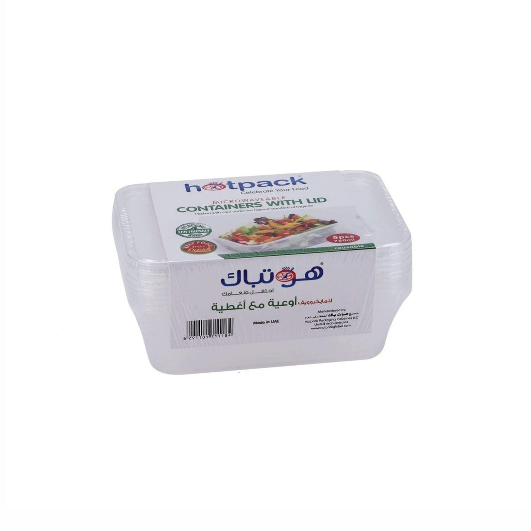 Najm Microwave Container, 5 Pieces