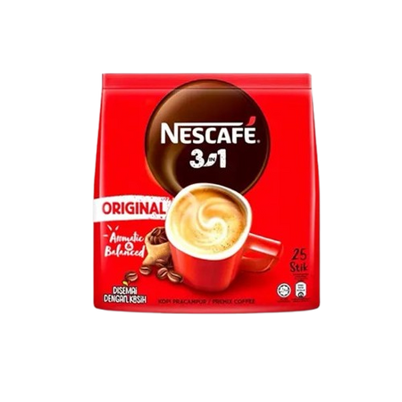 Nescafe 3-in-1 Original Coffee Pouch, 18g
