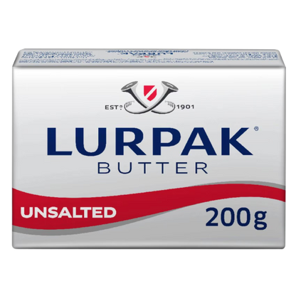 LURPAK UNSALTED BUTTER 200gm