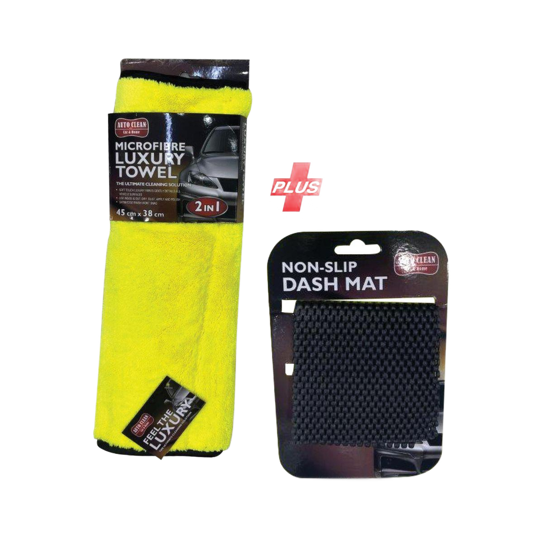 Auto Clean Car Care Micro Fibre Luxury Towel, 45x38cm
