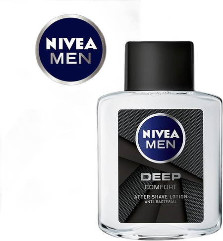 NIVEA Men Deep Comfort Antibacterial Aftershave Lotion, 100ml