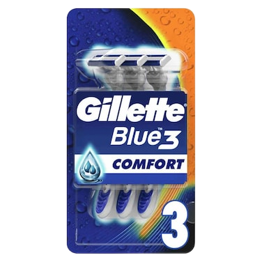 Gillette Blue3 Comfort Men'S Disposable Razors : 3 Razors
