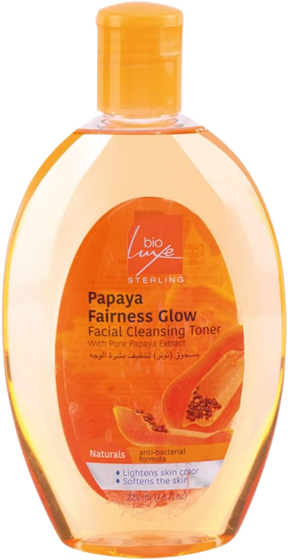 Bioluxe Papaya Fairness Glow Facial Cleansing Toner 225ml
