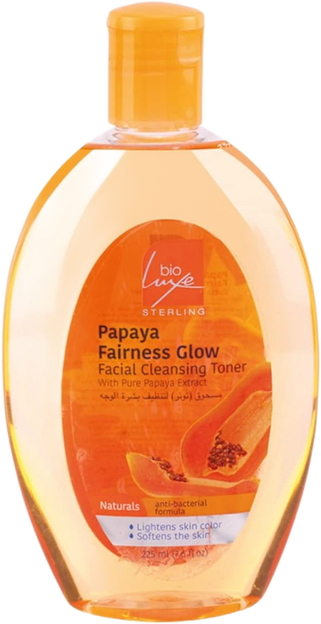 Bioluxe Papaya Fairness Glow Facial Cleansing Toner 225ml