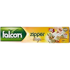 Falcon  Zipper Bag  50 pcs 18 x 21 cm