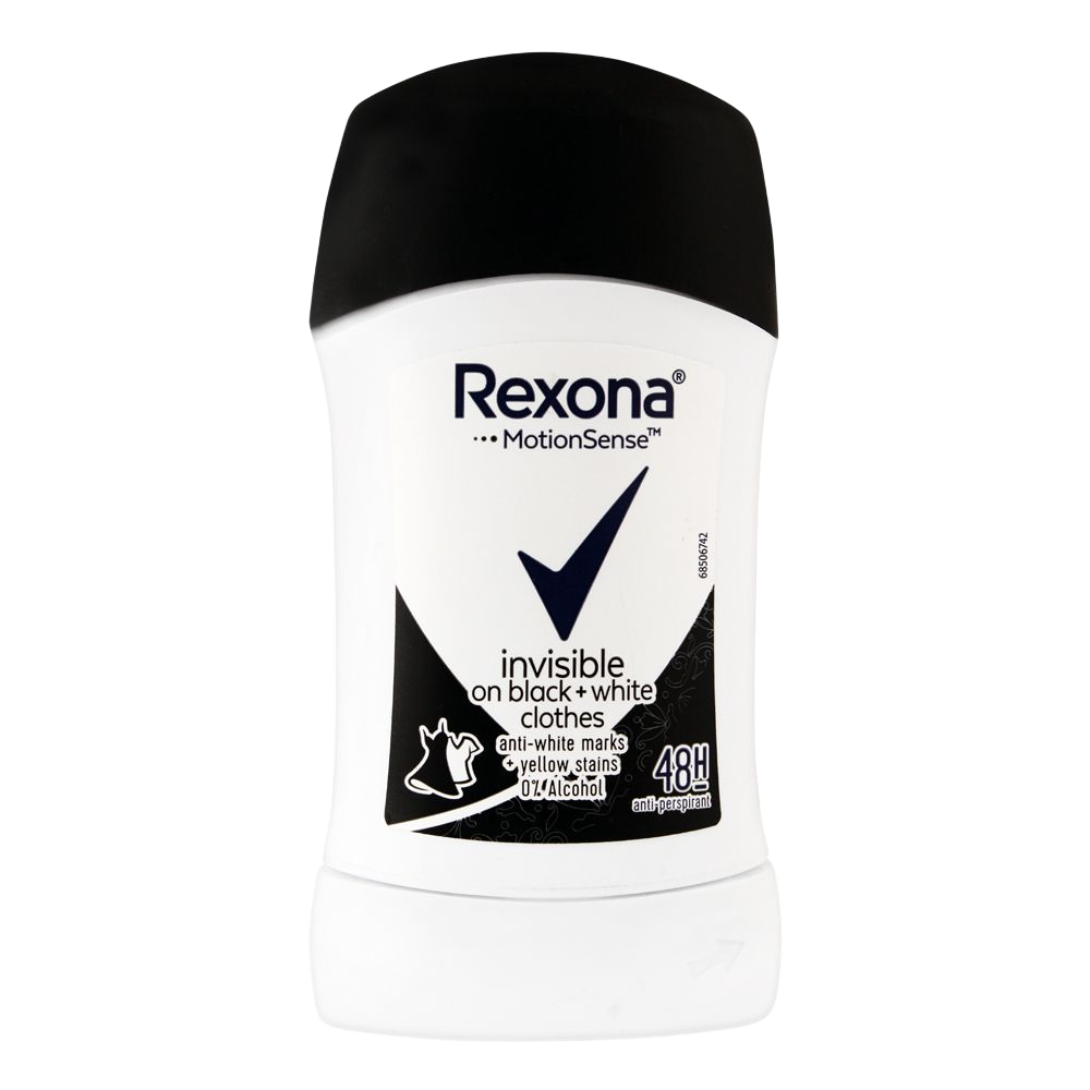 Rexona Motion Sense Invisible On Black & White Clothes Deodorant Roll On, 40g