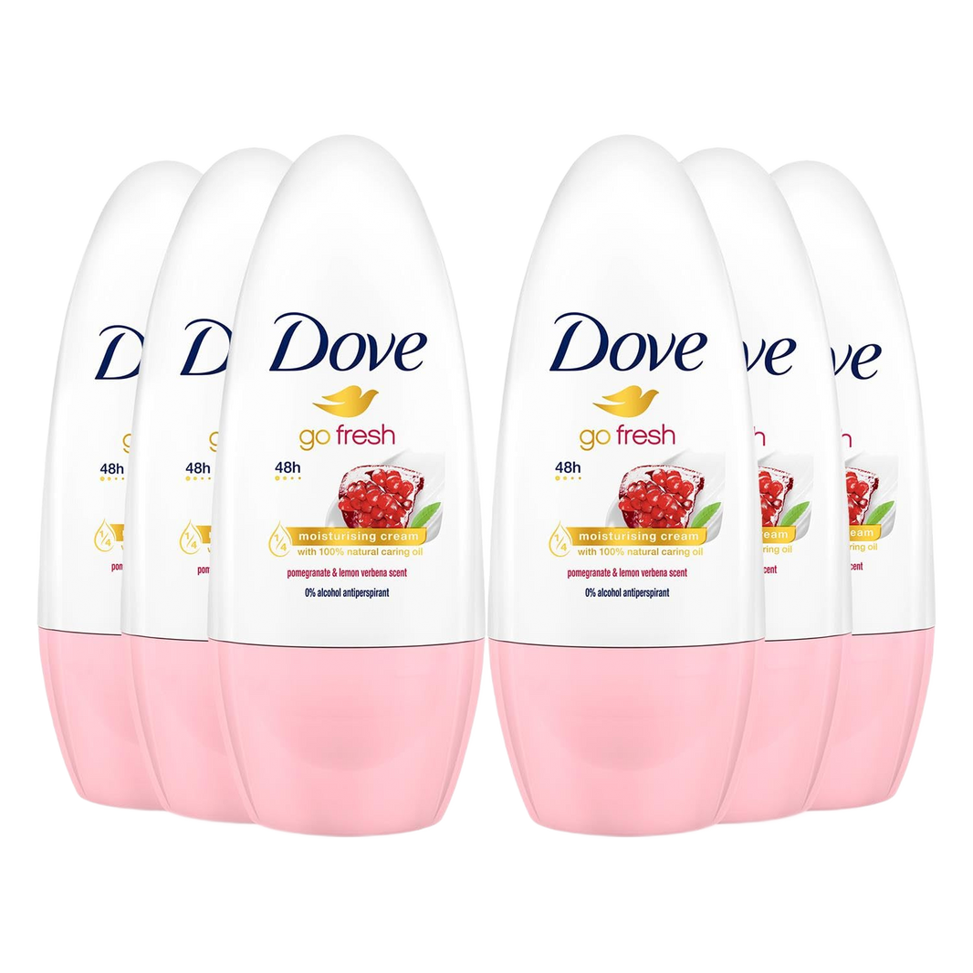 Dove Go Fresh Pomegranate & Lemon Verbena Scent Deodorant Roll On, 50ml
