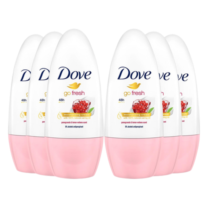 Dove Go Fresh Pomegranate & Lemon Verbena Scent Deodorant Roll On, 50ml
