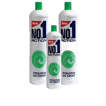 NO.1 ACTION DISH WASH LIQD 400ML ASTD