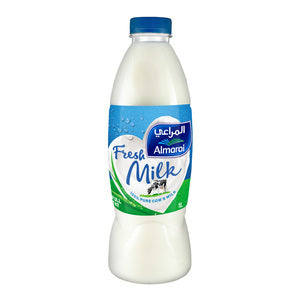 Almarai Full Fat Fresh Milk Bottle, 1L