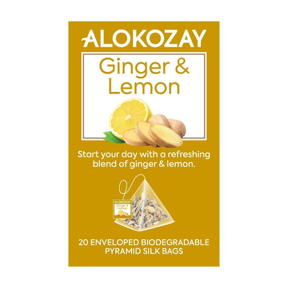 Alokozay Ginger Lemon Tea Bag, 20 Bags