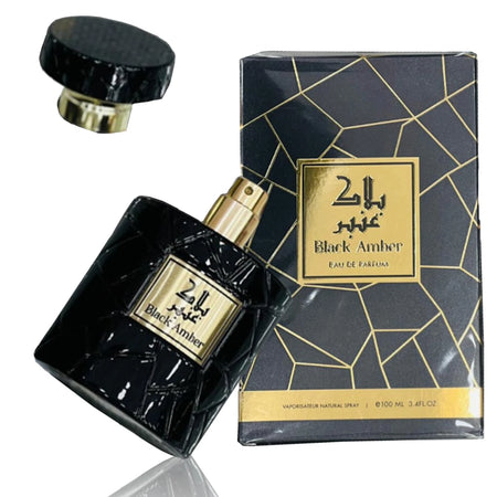 Risala Black Amber Eau De Parfum for Men, 100ml