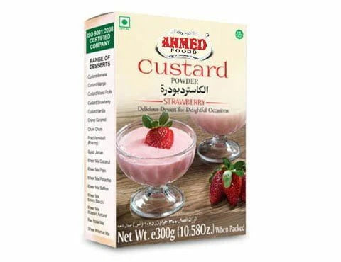 Ahmed Custard Strawberry Flavour 300Gms