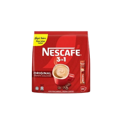 Nescafe Original  3 In 1 Instant Coffee Stick, 25x18g