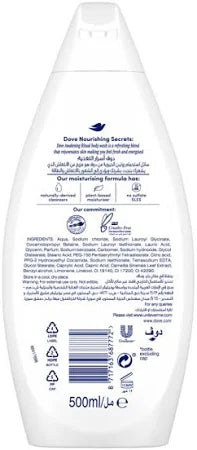 DOVE NOURISHING SECRETS BODY WASH 500ml