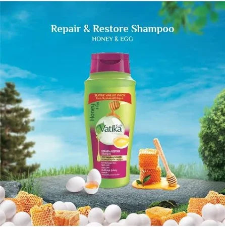 VATIKA HONEY & EGG SHAMPOO 360ml
