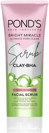 PONDS CLAY-BHA FACIAL SCRUB 100G