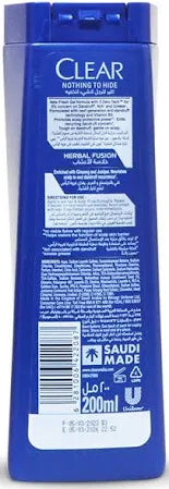 CLEAR MEN HERBAL FUSION SHAMPOO 200ml