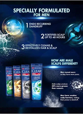 CLEAR MEN HERBAL FUSION SHAMPOO 200ml