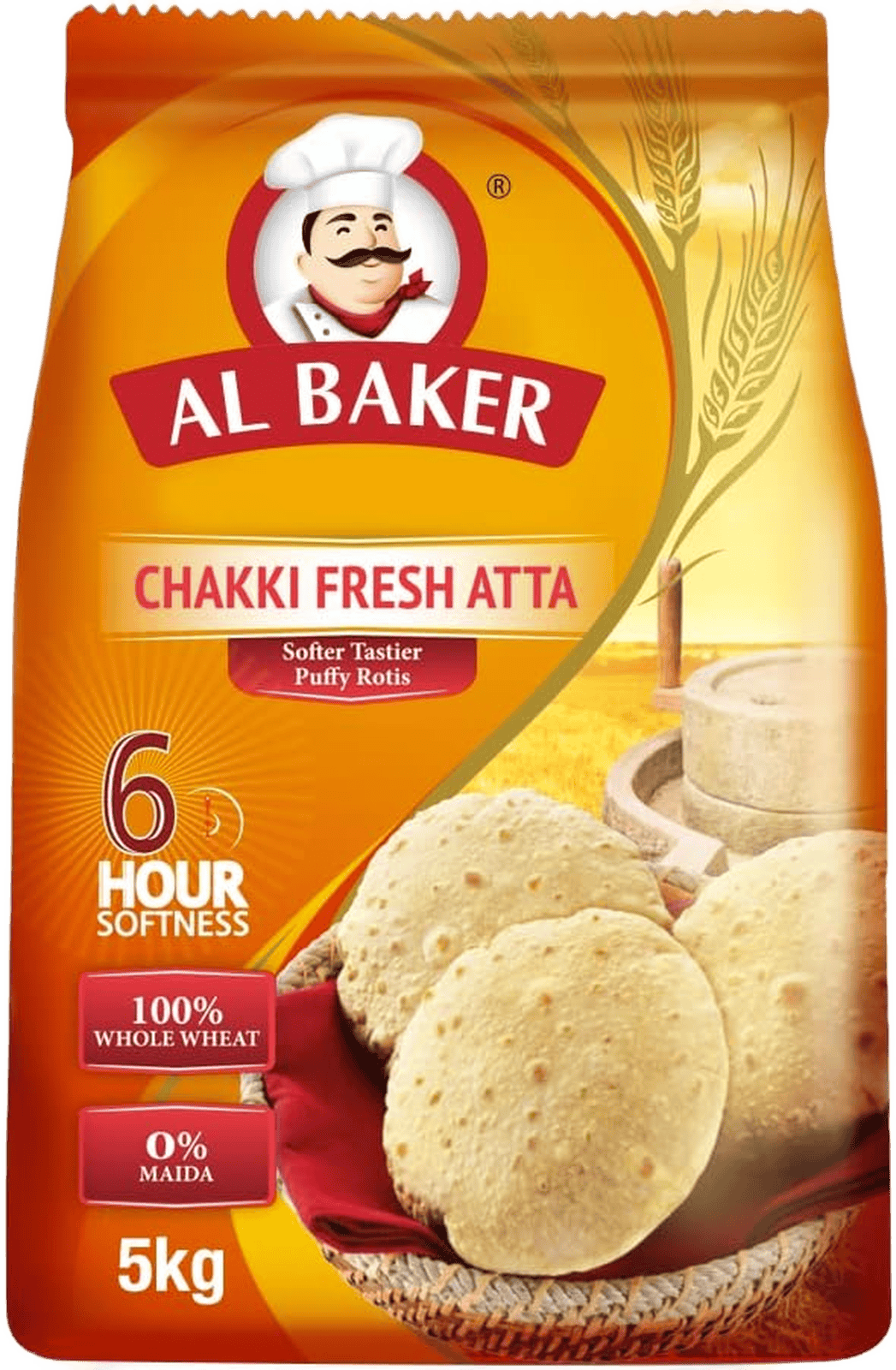 AL BAKER CHAKKI FRESH ATTA 5Kg