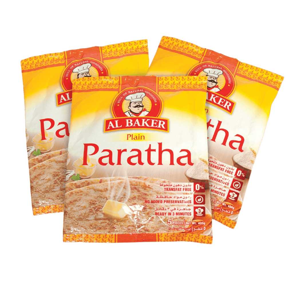 AL BAKER FROZEN PARATHA 3x400gm