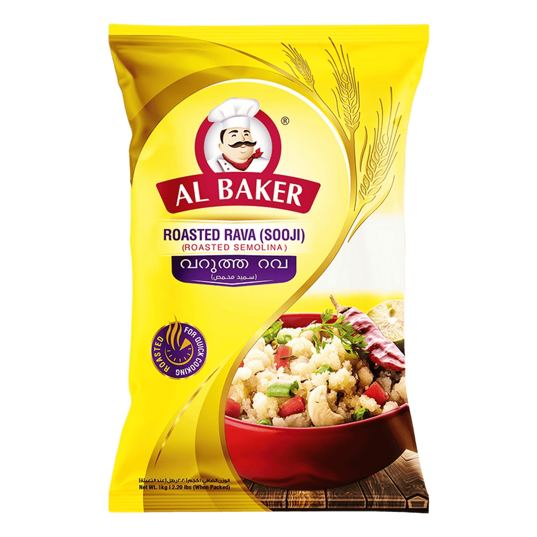 AL BAKER ROASTED RAVA 1Kg