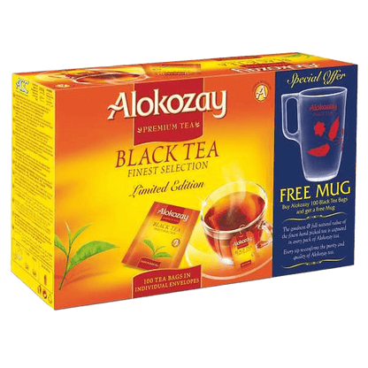 ALOKOZAY BLACK TEA 100Tea Bag with MUG