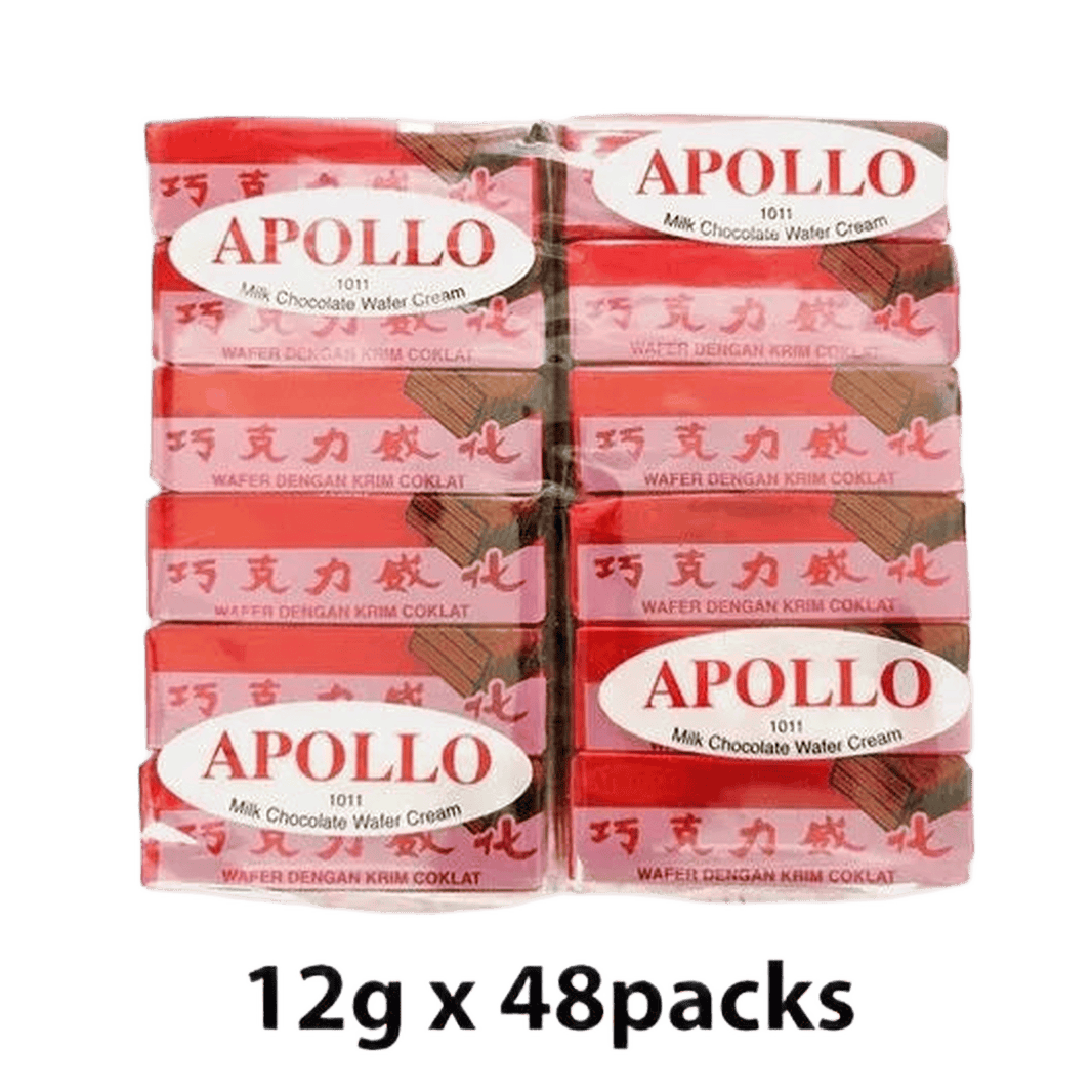 APOLLO MILK CHOCO CREAM WAFER 48x12gm