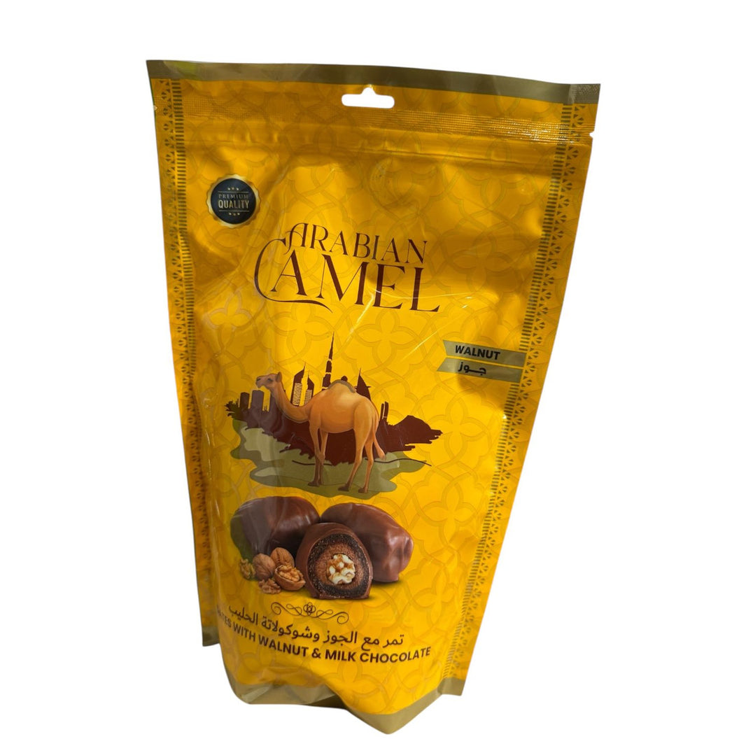 ARABIAN CAMEL DATES WALNUT & MILK CHOCOLATE 500gm