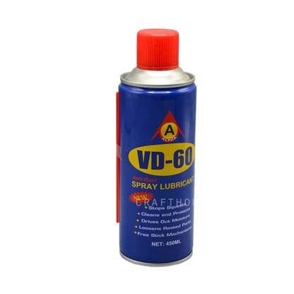 VD-60 Anti Rust Spray – 450ml - Multi-Purpose Lubricant and Corrosion Protection