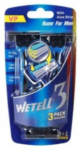 WETELL SHAVER 3 RAZOR 12Pcs